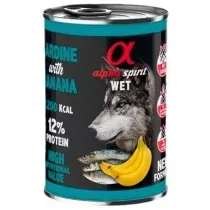 Alpha Spirit Sardina con Plátano Perro Latas