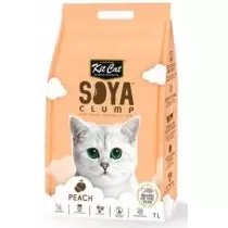 Kit Cat Arena Eco SoyaClump Melocotón para Gatos