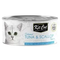 Kit Cat Gato Atún y Vieiras en Gelatina Latas