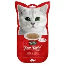 Kit Cat PurrPurée PLUS Atún Pelaje y Piel para Gatos
