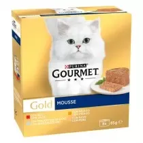 Purina Gourmet Gold Mousse Pack Surtido Gato Latas