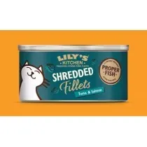 Lily's Kitchen Filetes de Atun y Salmón Lata Gatos