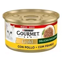 Purina Gourmet Gold Delicias Suculentas Pollo Gatos Latas