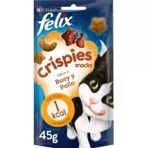 Felix Crispies Buey y Pollo Snack para Gatos