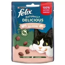 Felix Naturally Delicious Snack de Salmón para Gatos