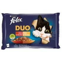 Felix Duo Festín de Sabores en Gelatina para Gatos