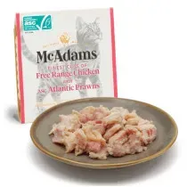McAdams Pollo Campero y Gambas del Atlántico Tarrina para Gatos