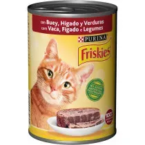 Friskies Adult Buey e Hígado en Paté Lata para Gatos