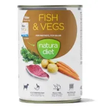 Natura Diet Fish & Vegs para Perros Latas