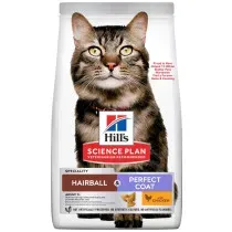 Hill's Science Plan Hairball & Perfect Coat Adult Pollo Gatos