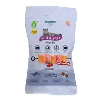 Mediterranean Natural Snacks Serrano Salmón y Atún Urinary para Gatos