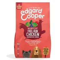 Edgard & Cooper Senior Grain Free Pollo de Granja y Salmón Noruego