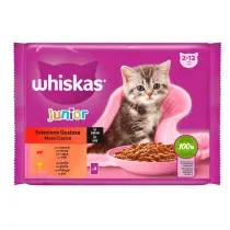 Whiskas Kitten Selección Clásica Sobres en Salsa para Gatitos