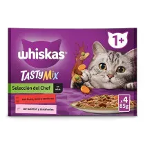 Whiskas Tasty Mix Selección del Chef en Salsa Sobres para Gatos