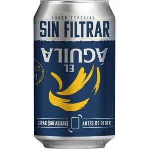 Cerveza sin filtrar lata 33 cl