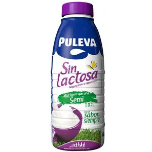 Leche semidesnatada sin lactosa 1 l