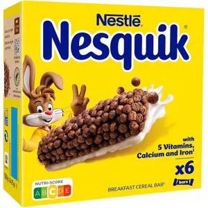 Barritas de cereal Nesquik 6x25 g