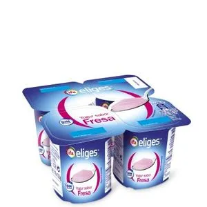Yogur sabor fresa 4x125 g