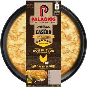 Tortilla de patata sin cebolla 650 g