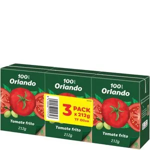 Tomate frito con aceite de oliva 3x212 g