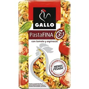 Hélices de tomate y espinacas 400 g