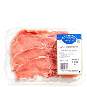 Filete de ternera blanca 1ºA bandeja (450 g aprox)