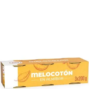 Melocotón en almíbar 3x200 g