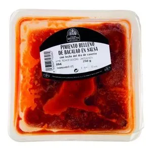 Pimientos rellenos de bacalao 250 g