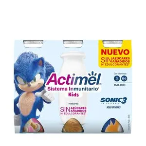 Yogur líquido natural 0% azúcar 6x100 ml