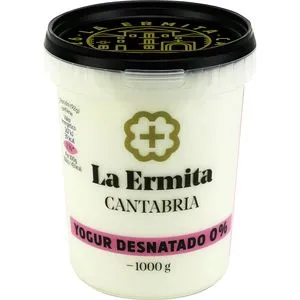 Yogur natural desnatado 1 kg
