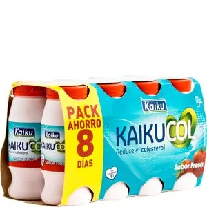 Yogur líquido sabor fresa 8x65 g