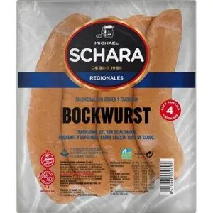 Salchicha bockwurst 4 unidades 400 g