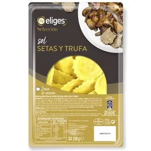 Pasta fresca con setas y trufa 250 g