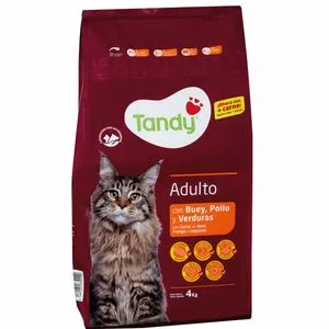 Buey, pollo y verduras para gato 4 kg