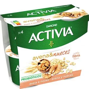 Yogur bífidus con avena y nuez 4x125 g
