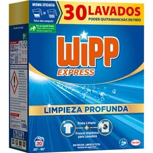 Detergente en polvo 30 lavados 1,5 kg