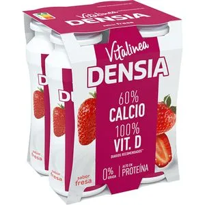 Yogur líquido 0% forte de fresa 4x100 g