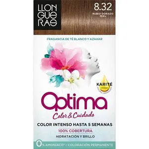 Tinte cabello rubio dorado miel 8.32
