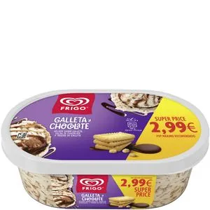 Helado de galleta y chocolate 900 ml