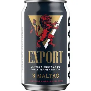 Cerveza tostada export lata 33 cl