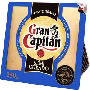Queso semicurado cuña 250 g