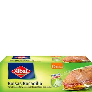 Bolsas para bocadillo 50 unidades