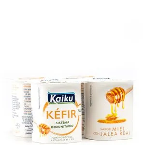 Kéfir con jalea real y miel 4x125 g