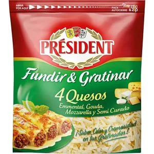 Queso rallado para gratinar 150 g