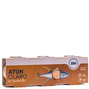 Atún claro en escabeche 3x80 g