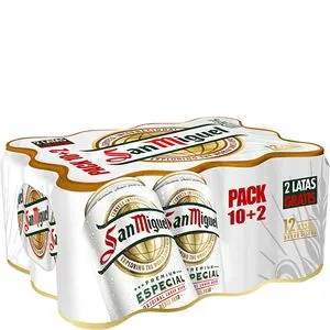 Cerveza pack lata 12x33 cl