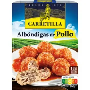 Albóndiga de pollo bandeja 300 g