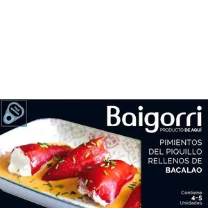 Pimientos rellenos de bacalao 220g