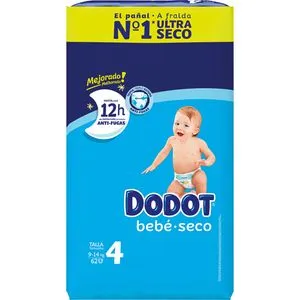 Pañales talla 4, 58 unidades (9-14 kg)