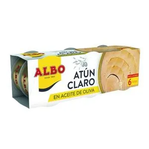 Atún claro en aceite de oliva 6x65 g